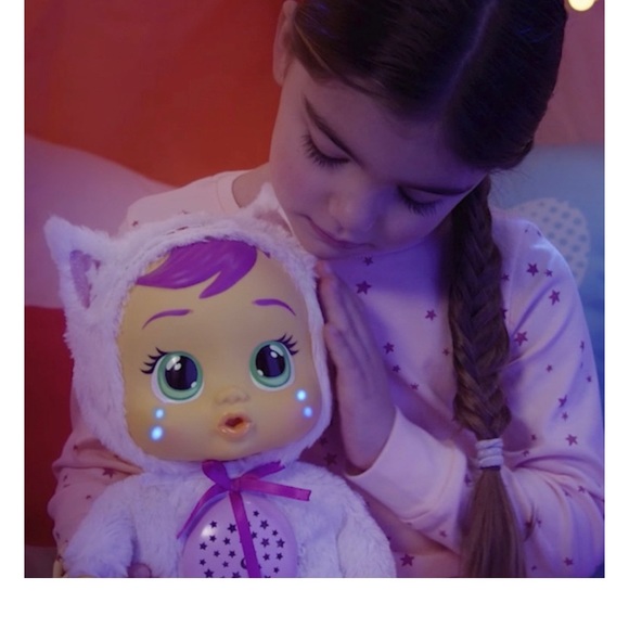 Cry babies Goodnight Starry Sky Daisy Doll with Moon & Stars Projection. - Picture 3 of 11
